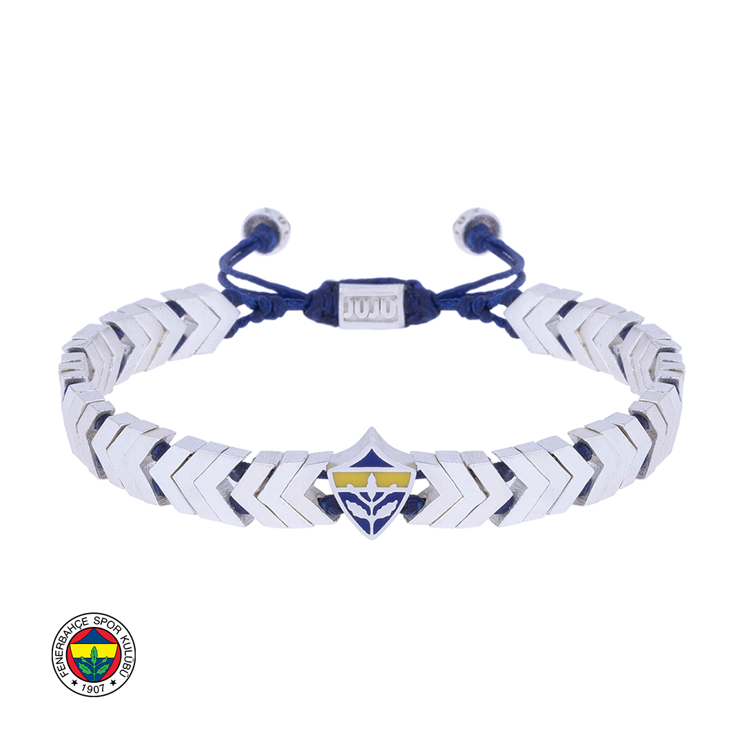 Fenerbahçe Emblem Silver Bracelet
