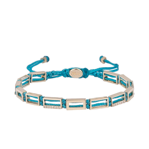 Chilly Ocean Gold Bracelet with Diamond Stones