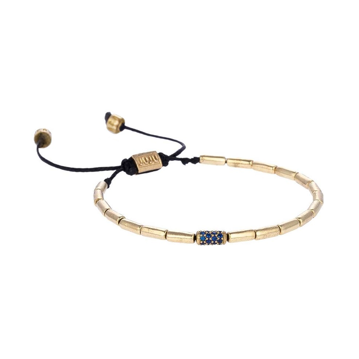 Tube Bracelet with Stone Detail