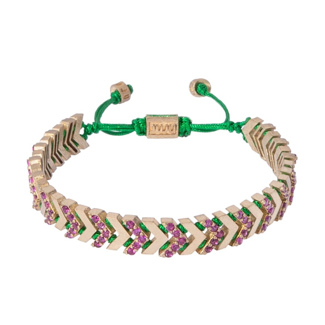 Arrow Bracelet with Stones