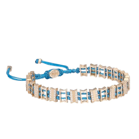  Blue Haze Gold Bracelet with Diamond Stones