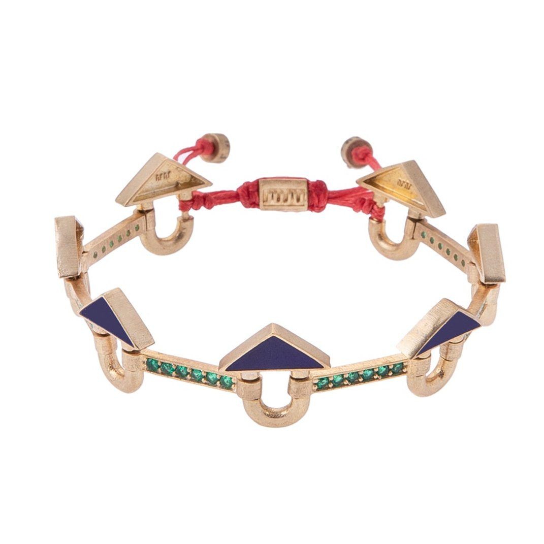 Home Enamel Bracelet