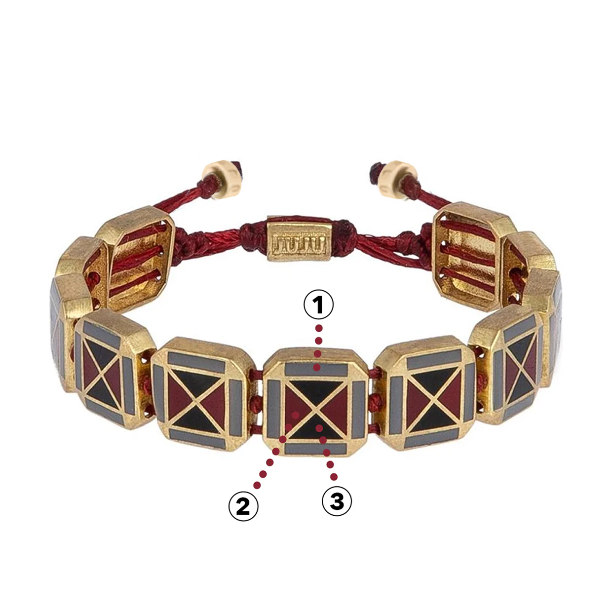 Hi-Tech Square Bracelet