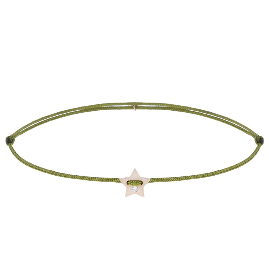 Little Star Gold Cord Bracelet