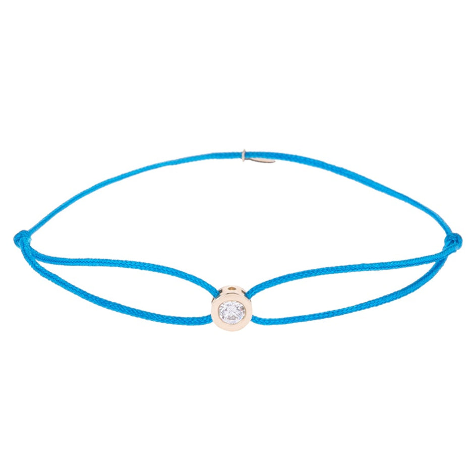 Circle Gold Cord Bracelet
