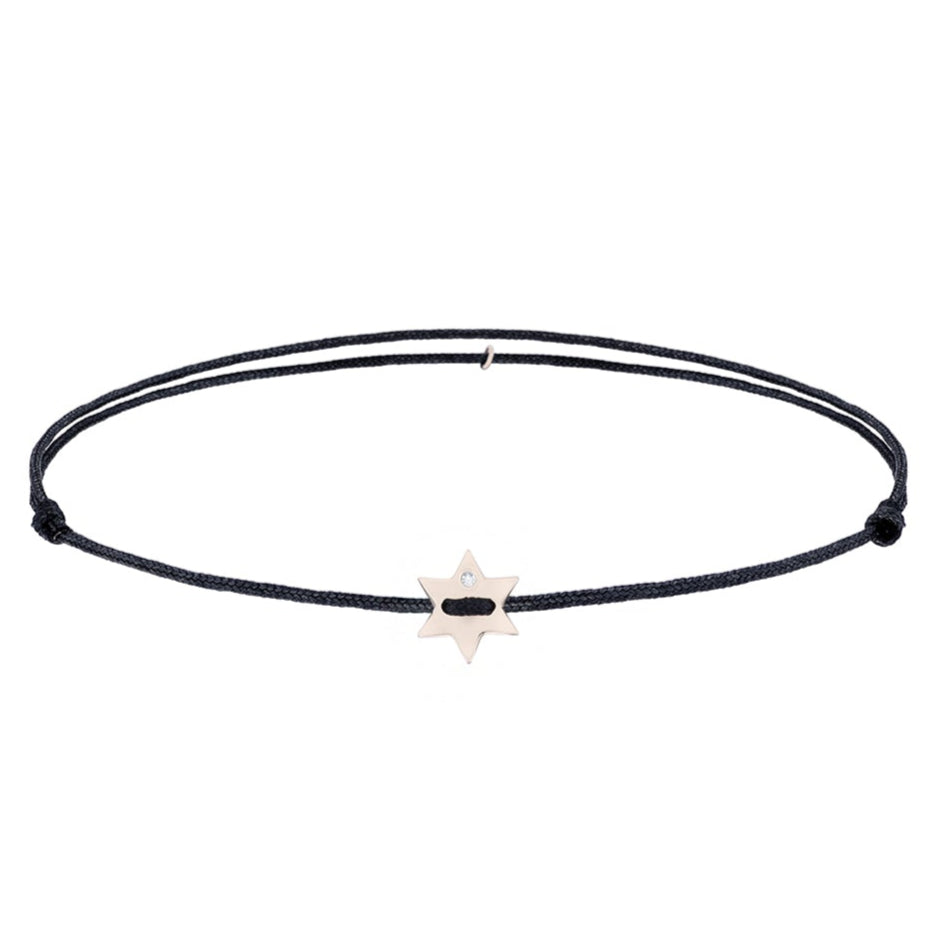Star Gold Cord Bileklik
