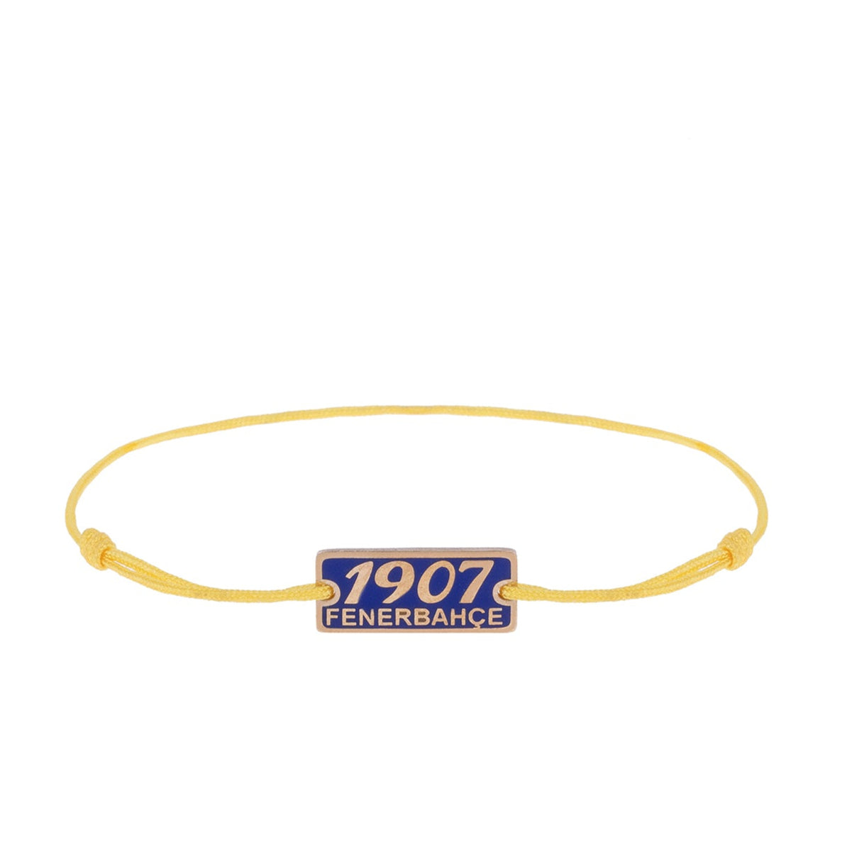 FB 1907 Bronzen Gele Koordarmband