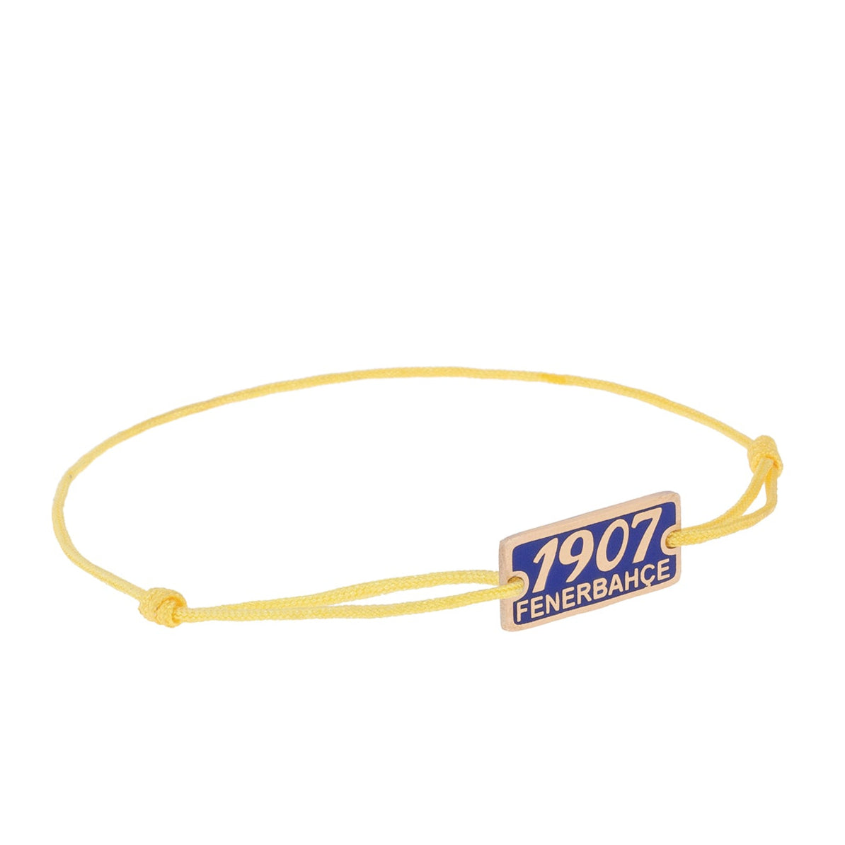 FB 1907 Bronzen Gele Koordarmband
