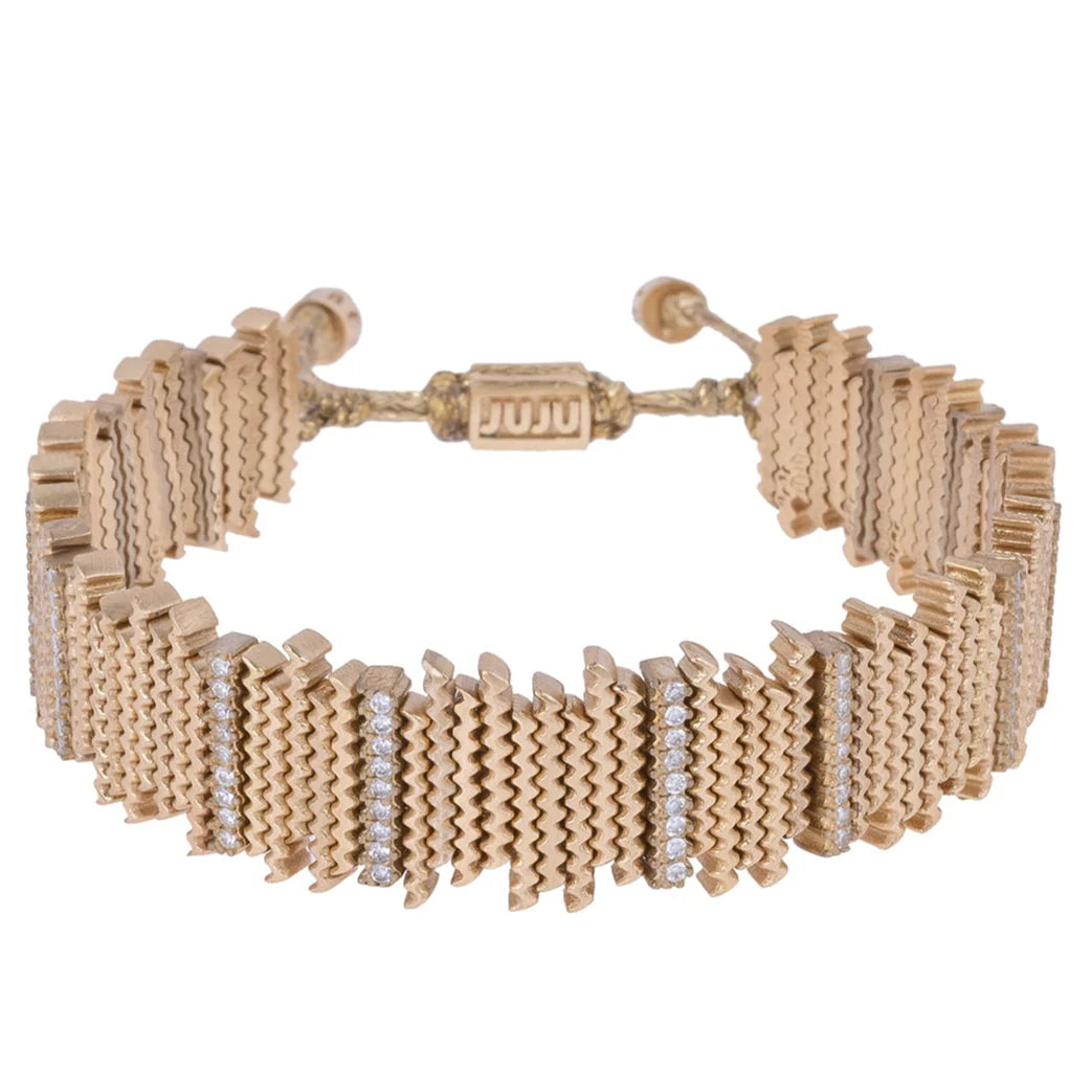Serrated Stone Heartbeat Bracelet