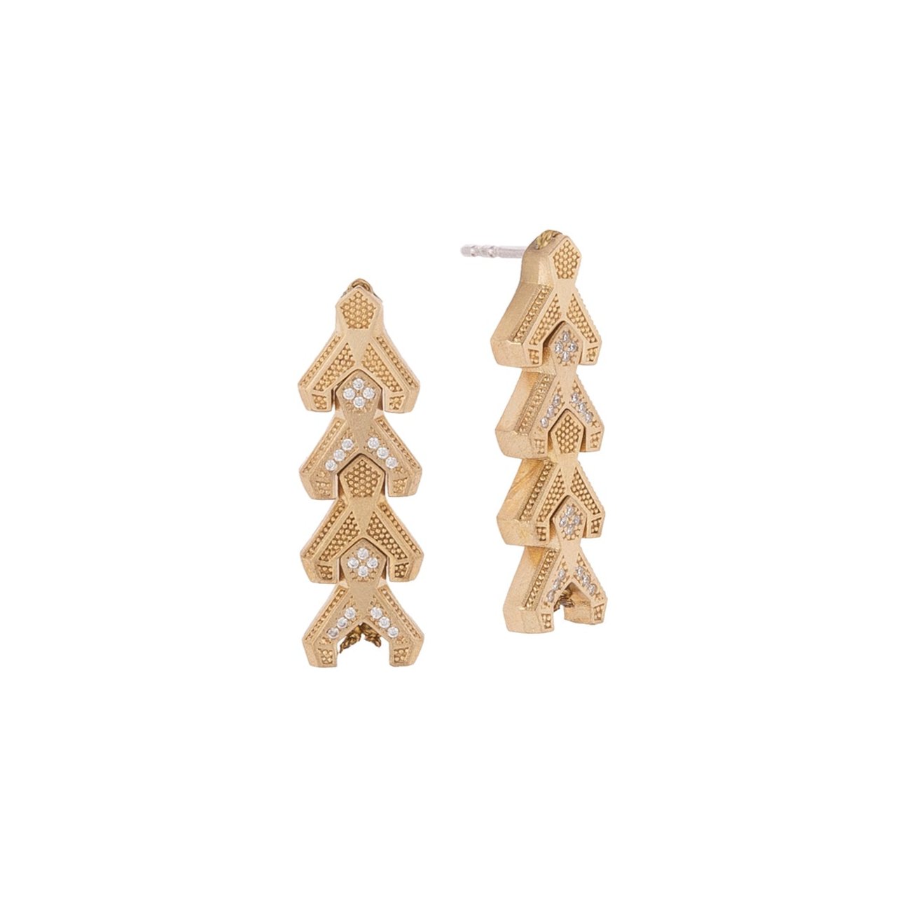 Tinted Elegance Earring