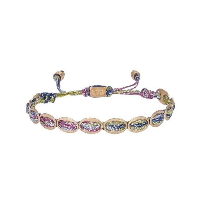 Gekleurde ovale armband
