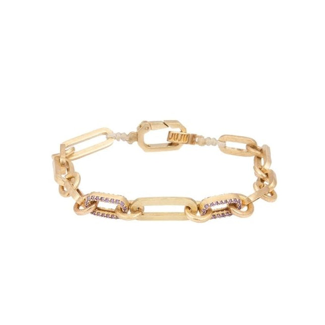 Chain Bracelet with Stones