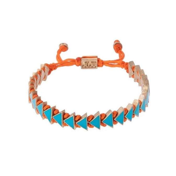 Driehoekige emaille armband