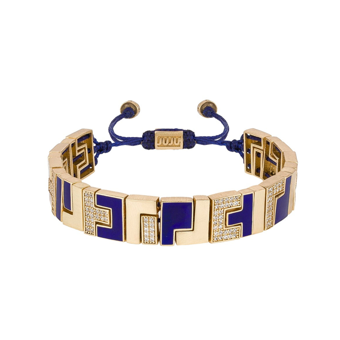 Tetris Block with Stones and Enamels