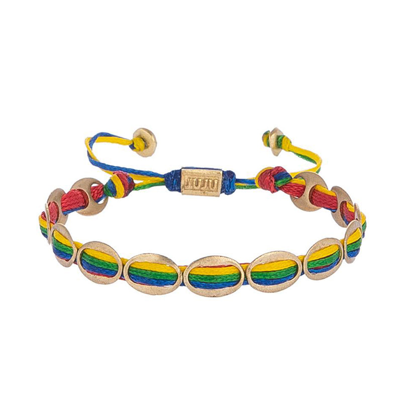 Colored Oval Bracelet