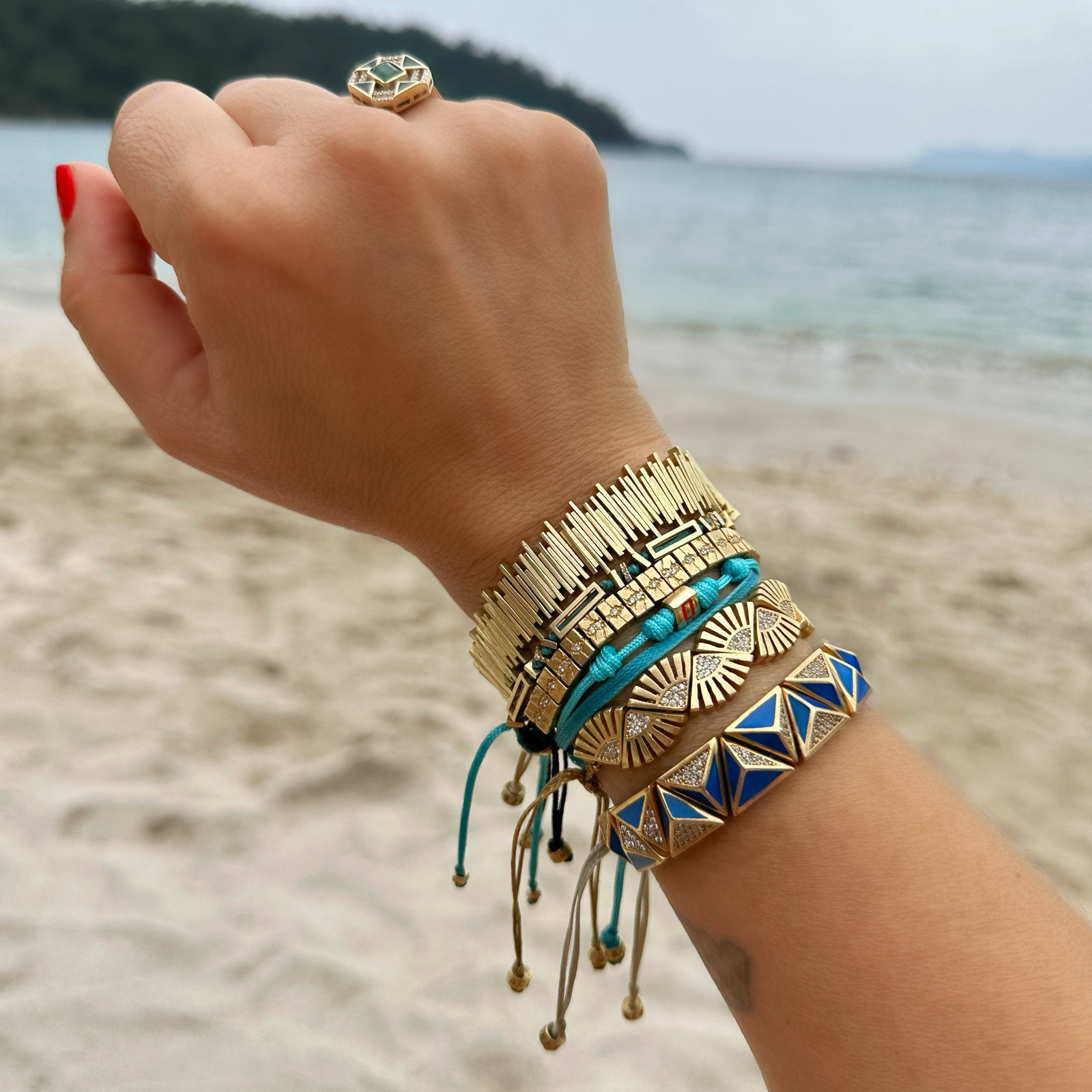 Singapore Sling Bracelet