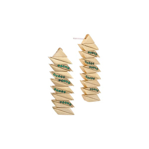 Dragon Earrings with Stone