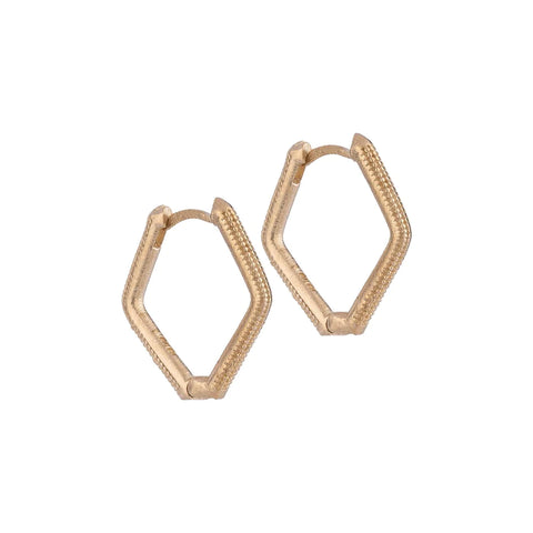 Textured Rhombus Earring