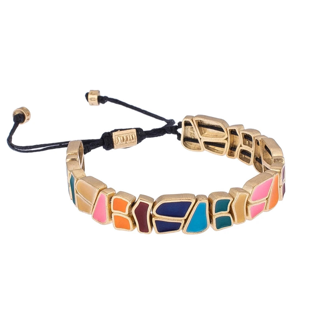 Enamel Puzzle Bracelet
