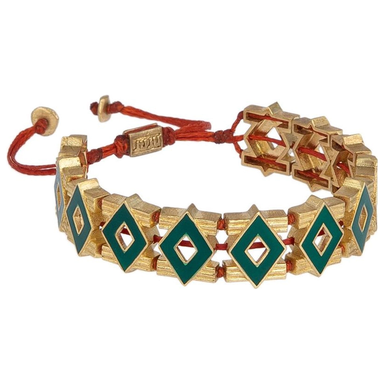 Square Bracelet with Enamel