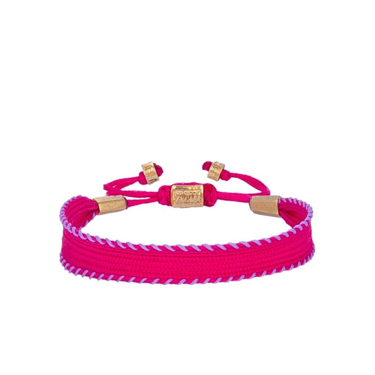 Pink&Purple Whimsy Thick Cord Bracelet