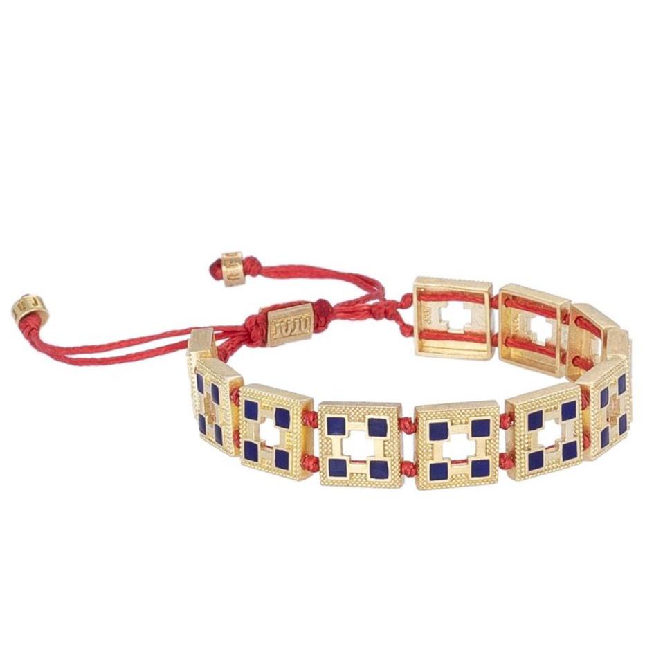 Border Bracelet with Dots