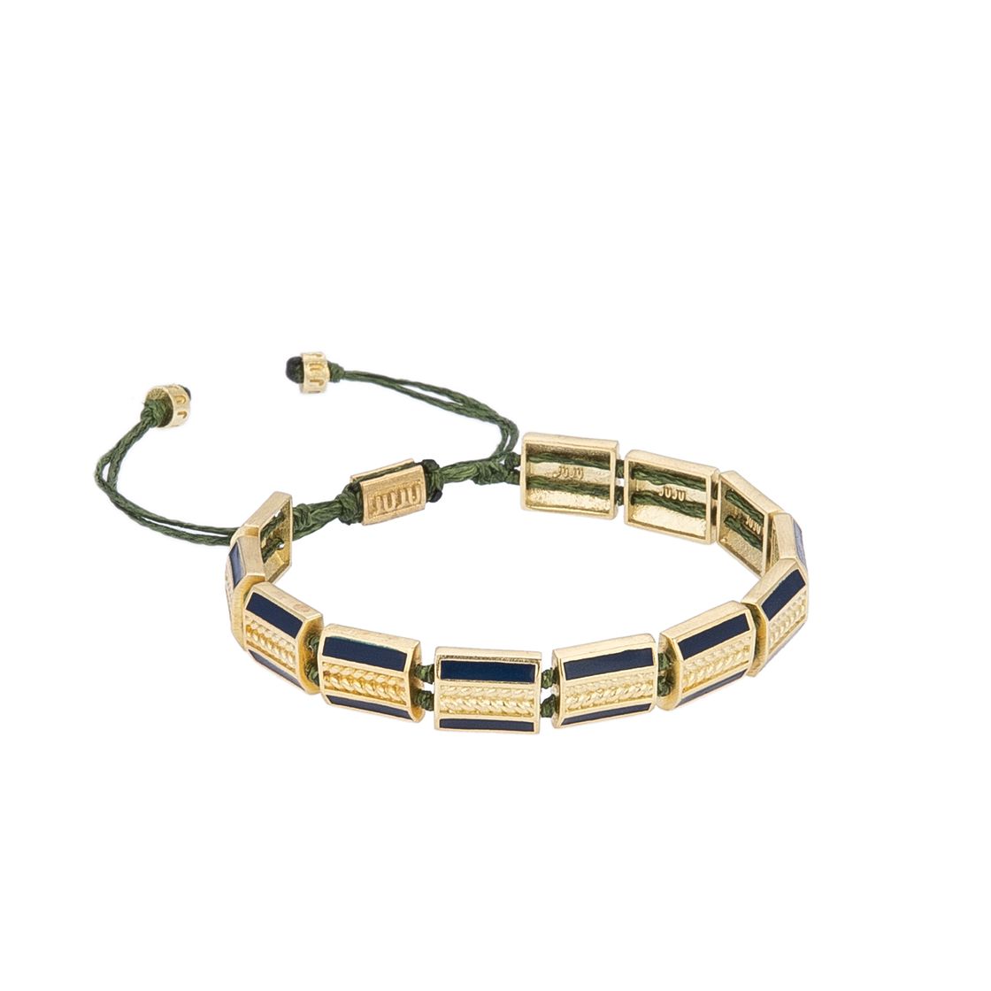 Knit Bracelet with Enamel