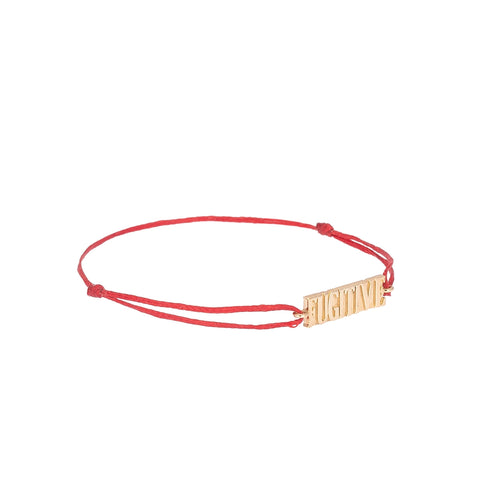 Shy Gold Cord Bracelet