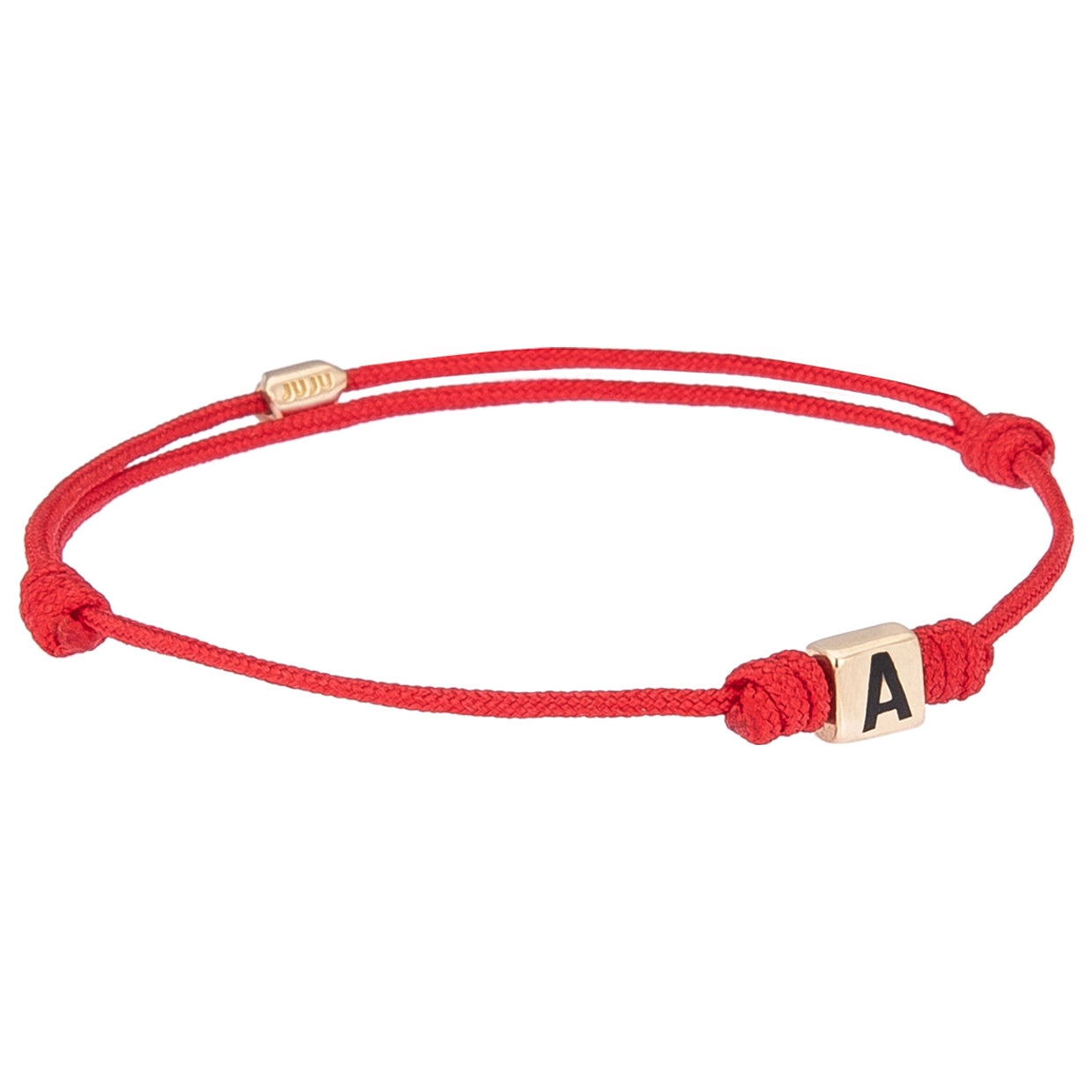 Letter Gold Cord Bracelet