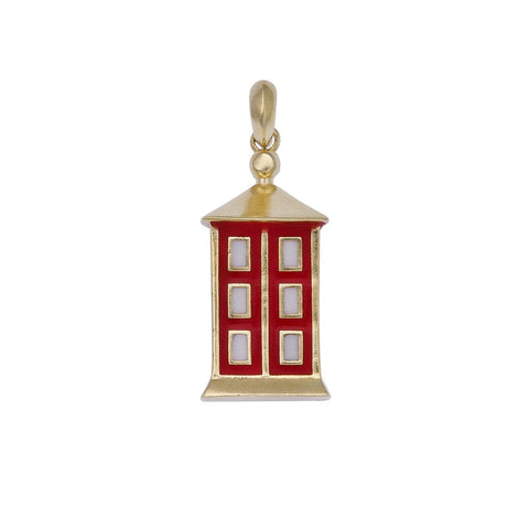 The Roof Charm with Enamel