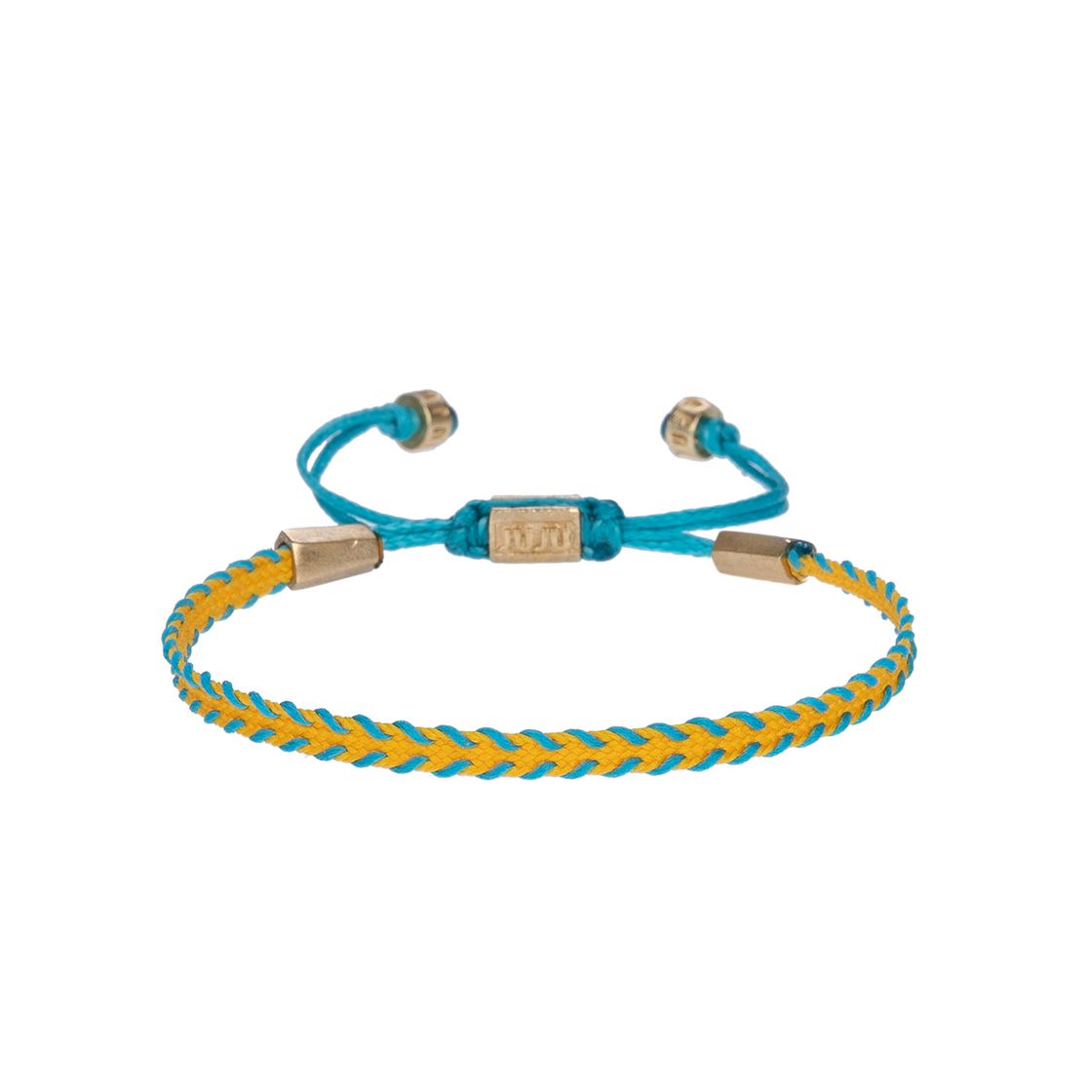 Yellow&Blue Slim Cord Bracelet