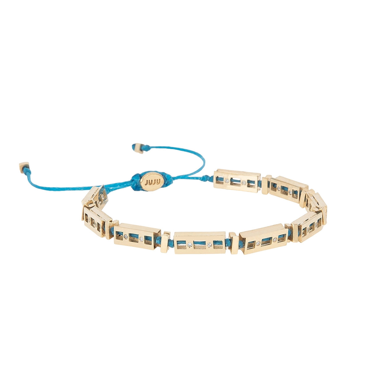 Crystal Canyon Gold Bracelet with Diamond Stones