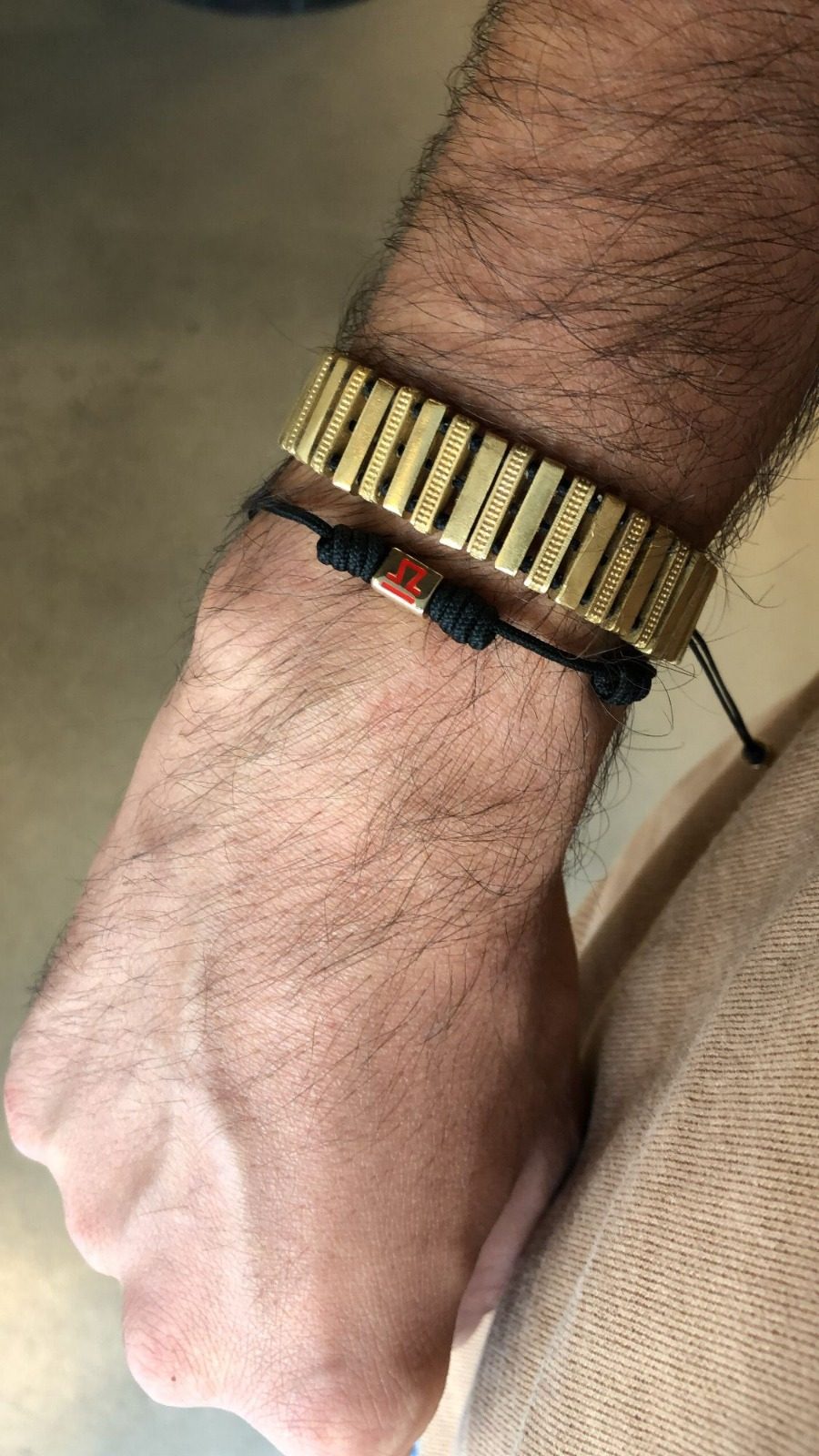 Libra Gold Cord Bracelet