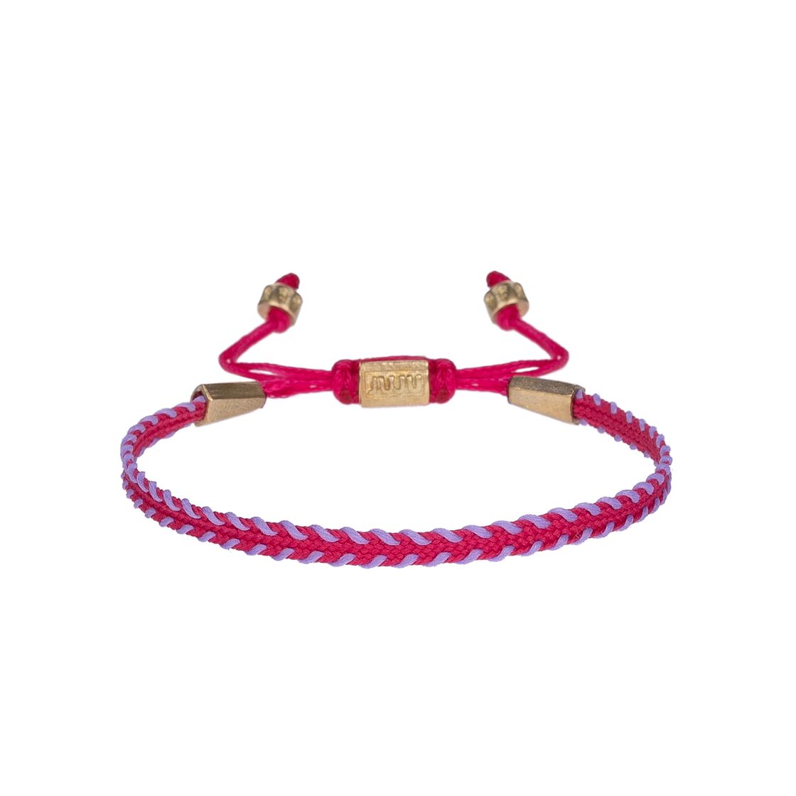 Pink&Lilac Slim Cord Bracelet